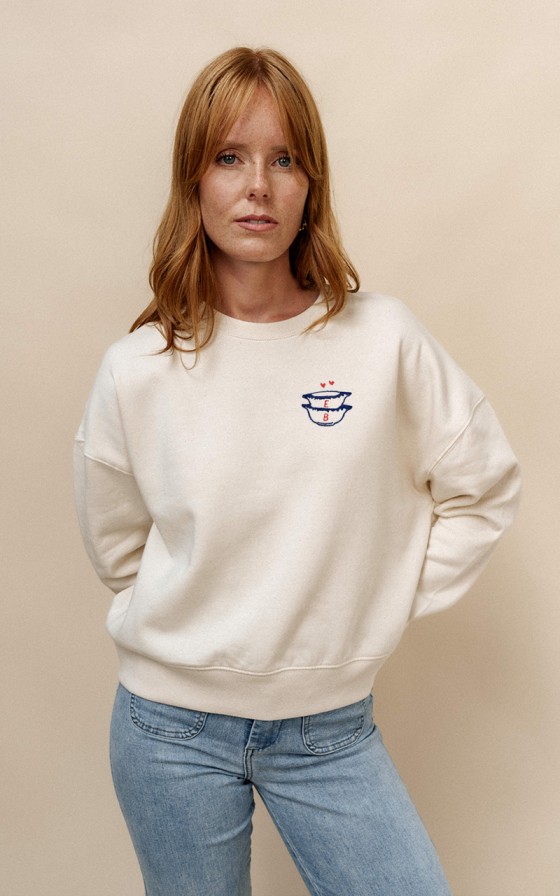 Sweat femme brodé Bol bretons - Personnalisable