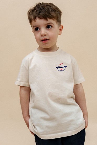 T-shirt enfant brodé Bols...