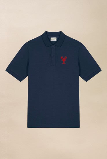 Polo homme brodé Homard...