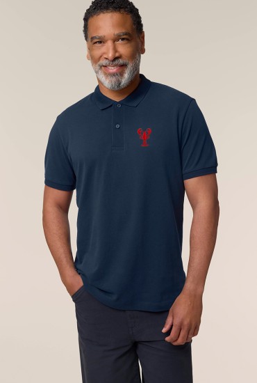 Polo homme brodé Homard...