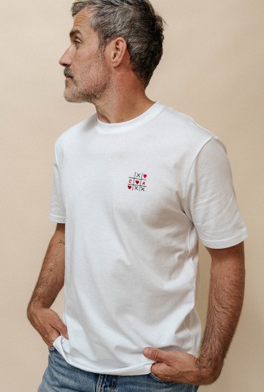 T-shirt homme brodé Jeu...