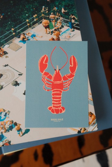 Carte postale Homard