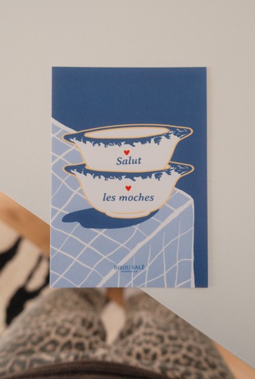 Carte postale Bols Salut...