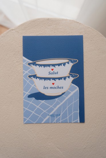 Carte postale Bols Salut...