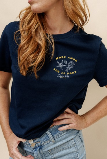 T-shirt femme More amor sur...