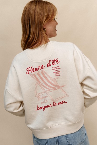 Sweat femme Bonjour la mer
