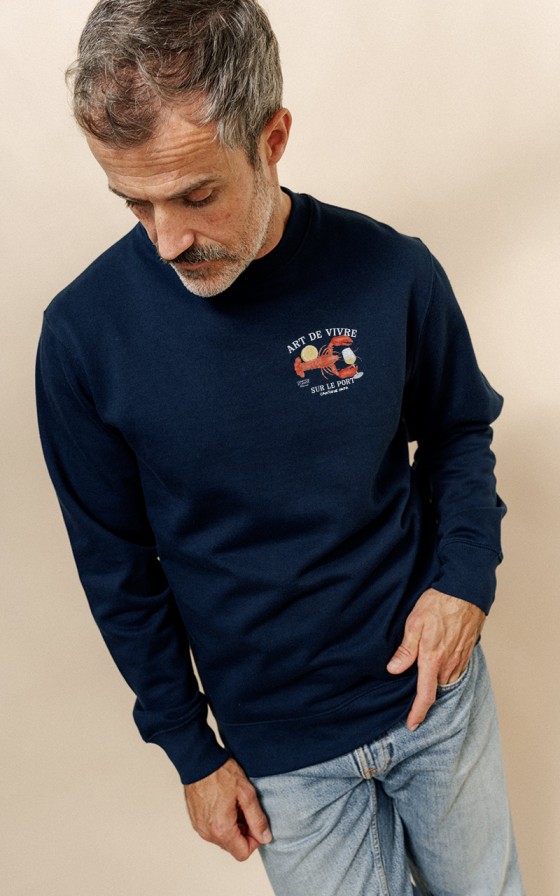 Sweat homme Art de vivre sur le port - Personnalisable