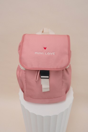 Sac à dos enfant brodé Rose...