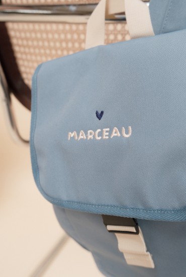 Sac à dos enfant brodé Bleu...