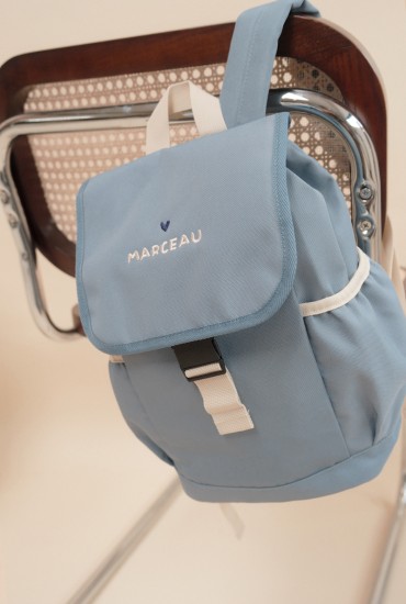 Sac à dos enfant brodé Bleu...