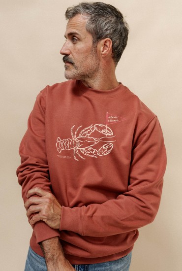 Sweat homme Grand homard...