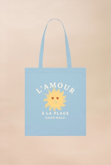 Totebag L'amour à la plage...