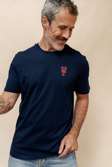 T-shirt homme brodé NEW Homard