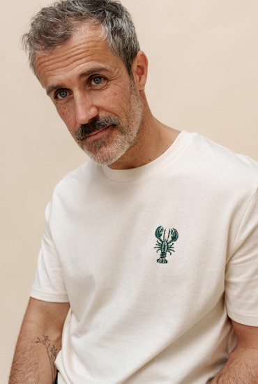 T-shirt homme brodé NEW Homard