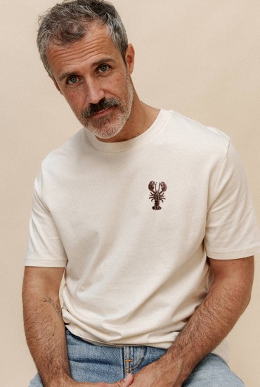 T-shirt homme brodé NEW Homard