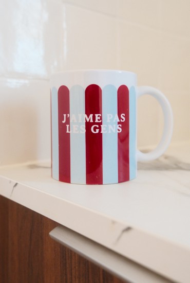 Mug festonné Bordeaux et...