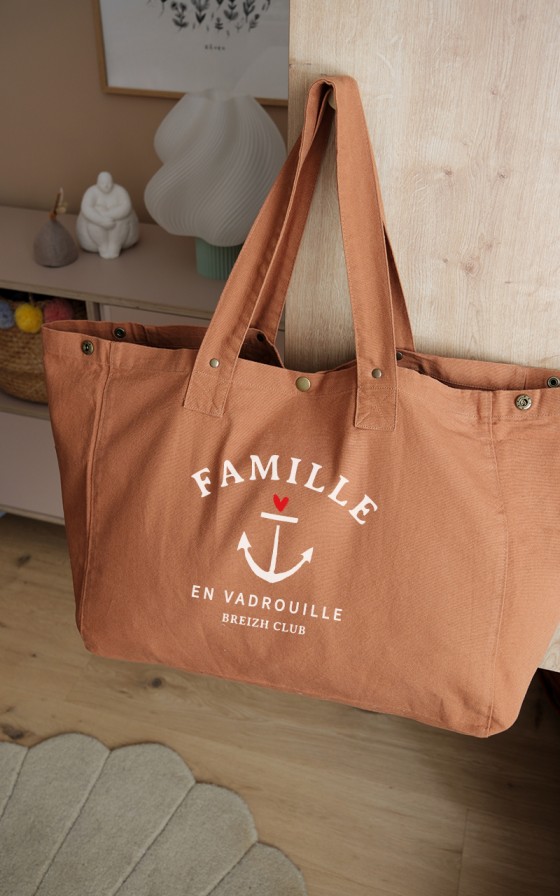 Grand Cabas En vadrouille - Personnalisable