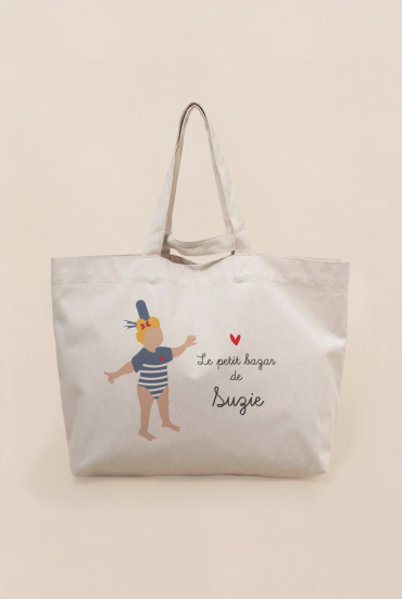 Cabas fille Le petit bazar...