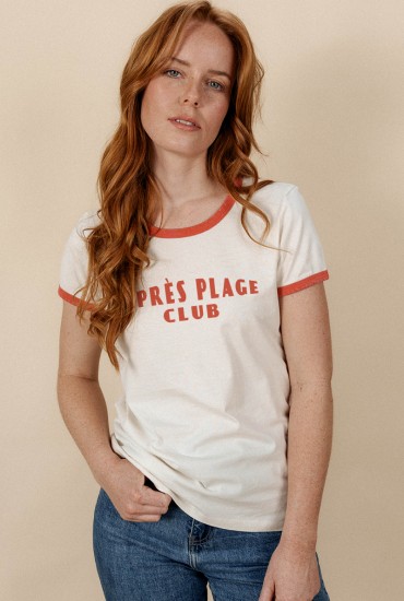 T-shirt femme bicolore...