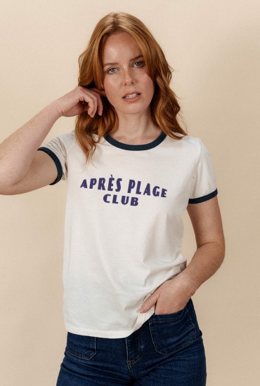 T-shirt femme bicolore...