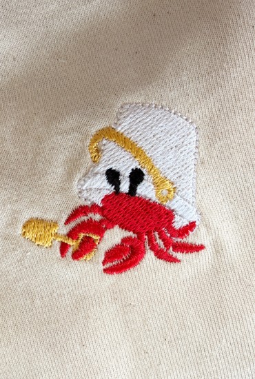 T-shirt enfant brodé Crabe...