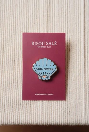 Pin's Coquille Girl Power