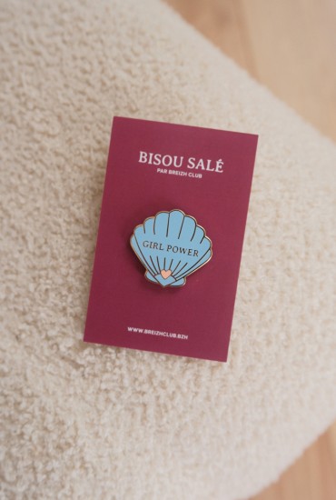Pin's Coquille Girl Power