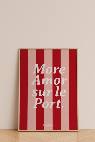 Affiche More amor sur le port