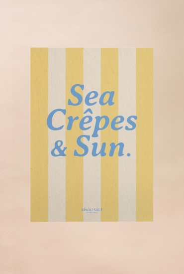Affiche à rayures Sea,...