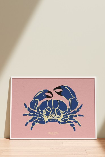 Affiche Crabe tourteau