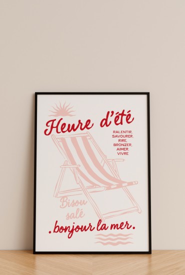 Affiche Bonjour la mer