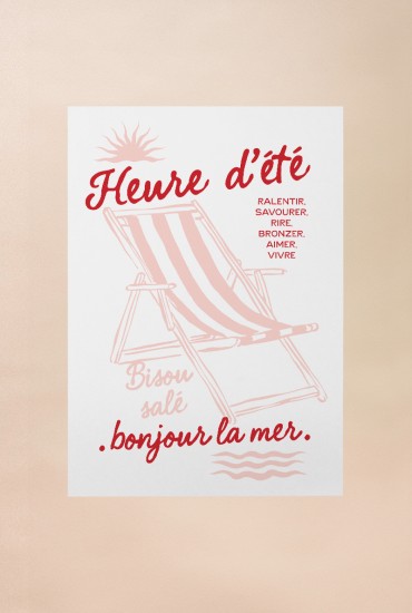 Affiche Bonjour la mer