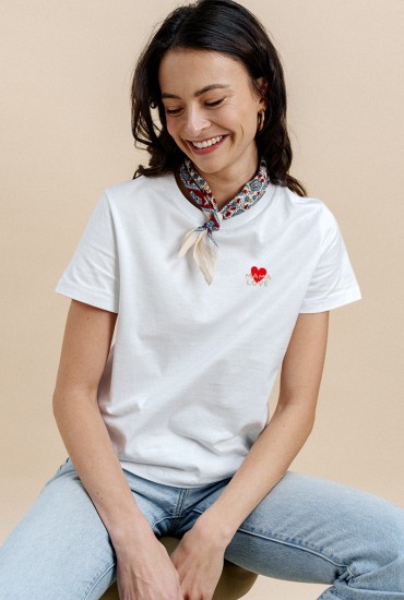 DUO T-shirts Adultes blanc...
