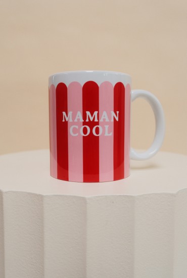 Mug festonné Rose et rouge...