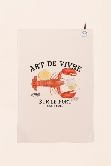 Torchon Art de vivre sur le...