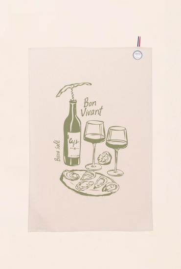 Torchon Bon vivant - Made...