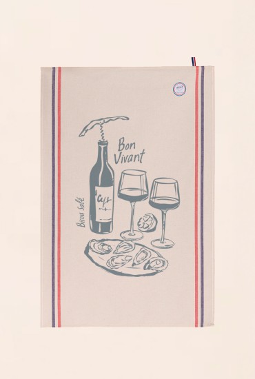 Torchon Bon vivant - Made...