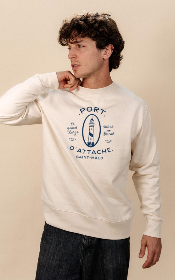 Sweat homme Port d'attache - Personnalisable