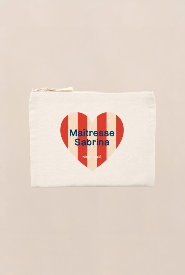 Pochette coeur rouge -...