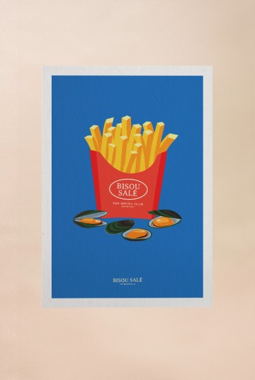 Affiche Moule Frites