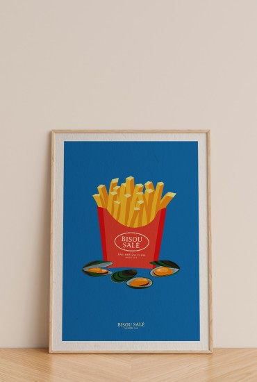 Affiche Moule Frites