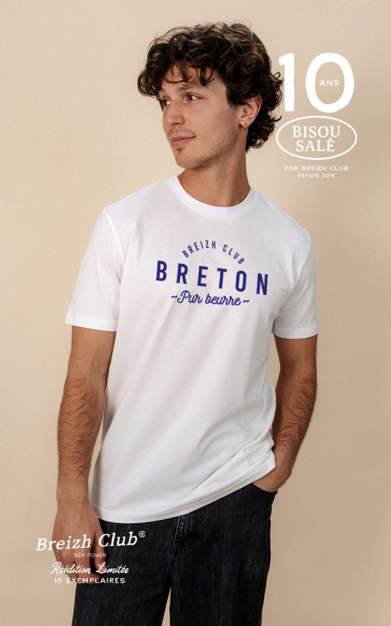 RÉÉDITION 10 ANS - T-shirt homme Breton pur beurre