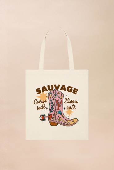Totebag Botte Sauvage