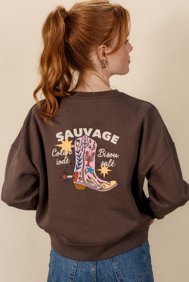 Sweat femme Botte sauvage