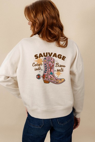 Sweat femme Botte sauvage