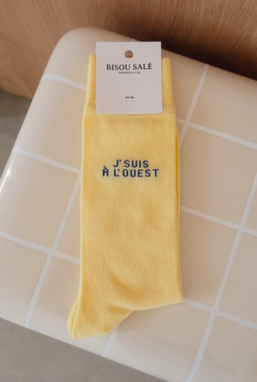 Chaussettes J'suis à l'Ouest