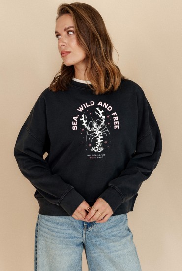 Sweat vintage femme Sea,...