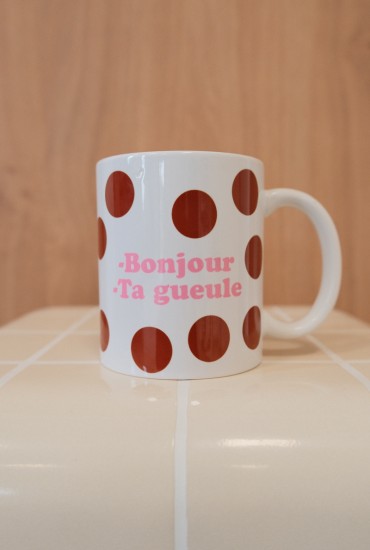 Mug pois chocolat -...