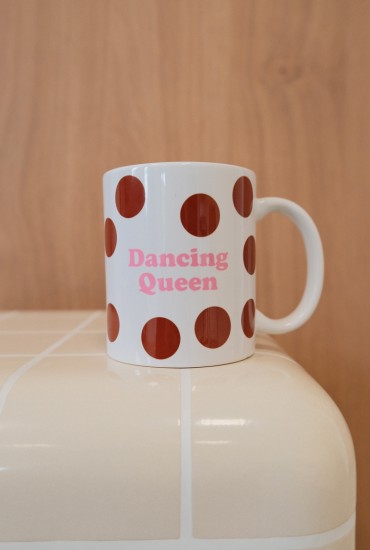 Mug pois chocolat -...