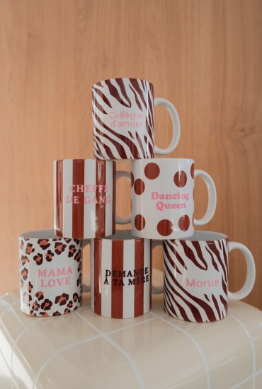 Mug Zèbre chocolat -...